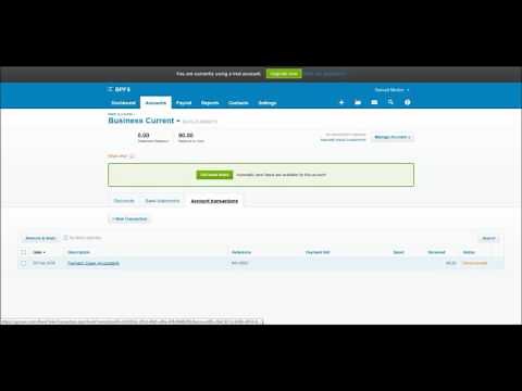 Xero Tutorial #13 - Recording Bank Payments and Receipts