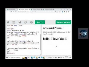 45. JavaScript: Les promesses Promise + exemples Lecture fichier html