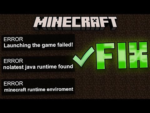 Java Runtime Environment not Found error Fix for Minecraft PC Windows