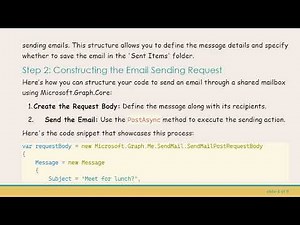 How to Send an Email Through a Shared Mailbox Using Microsoft.Graph.Core