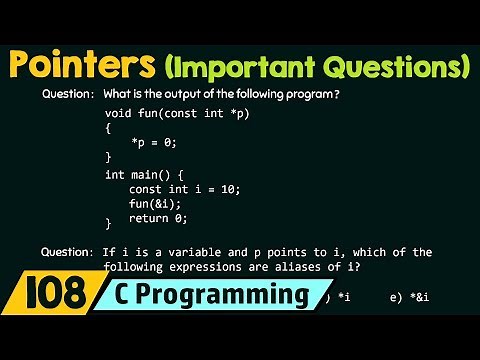 Pointers (Important Questions)