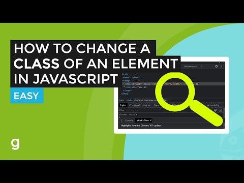 How to Change a Class of an Element in JavaScript | EASY