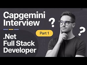 .NET Full Stack Developer Interview at Capgemini | .NET Core + Angular + SQL Questions