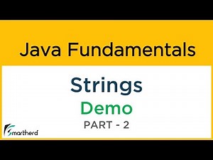 Java STRINGS tutorial with example. Java Tutorial for Beginners #7.2