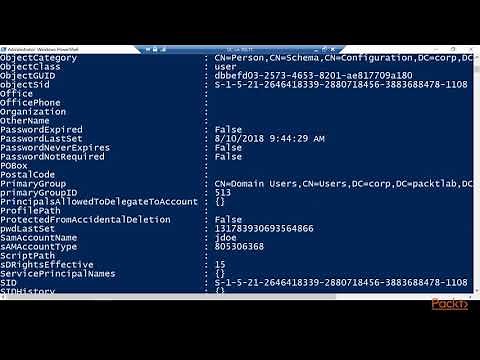 Hands-On PowerShell for Active Directory : Working with AD Users and Computers | packtpub.com