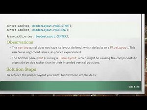 How to Effectively Layout 2 Buttons on One Panel Using BorderLayout in Java Swing