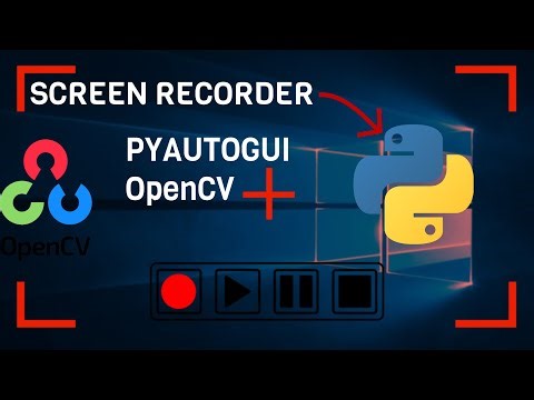 Creating a Screen Recorder using Python || OpenCV || pyautogui
