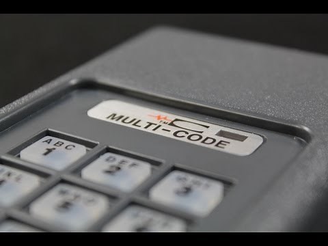 MultiCode Wireless Keypad Programming Tutorial