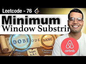 Minimum Window Substring - LeetCode 76 Python