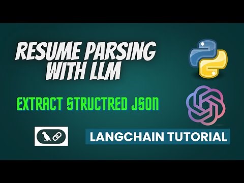 Resume Parsing with AI to Extract Structured Data as JSON | LangChain Tutorial