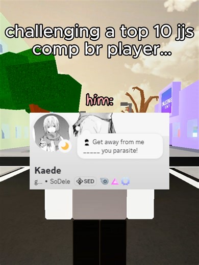 Challenging a Top 10 JJS Comp Player in Roblox