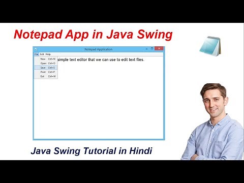How to create a Notepad App in Java Swing using Netbeans IDE