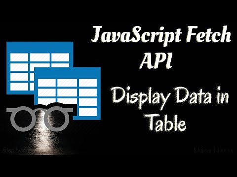 Fetching API data and displaying API data inside table.