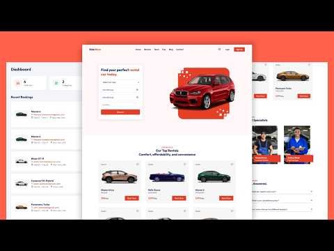 Make a Full Stack Car Rental Website Using NodeJS, SQLite And Antigravity