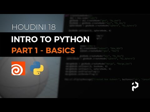 Houdini 18 - Intro to Python - Part 1
