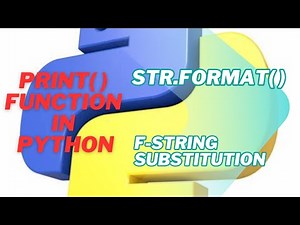 Mastering Python print(): str.format() & f-Strings Explained!