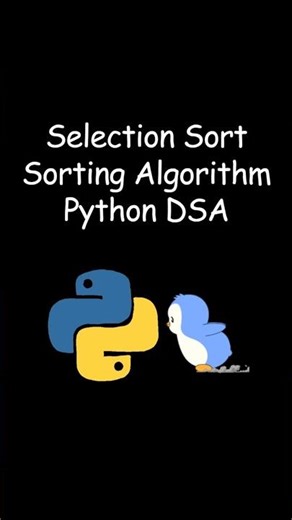 Selection Sort in Python | Simple Sorting Algorithm Explained #coding #python
