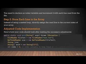 How to Fill an Array with Each Line from a Text File in Java