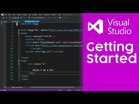 How to create HTML project in Visual Studio Code