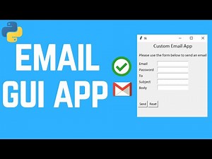 Create a custom email GUI app using python (Tkinter and Smtplib)