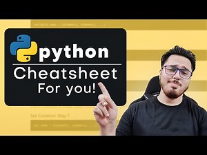 Python Cheatsheet 🧾 for Beginners 🔥🔥