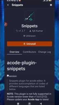 ضاعف سرعة برمجتك على الهاتف! 🔥 | شرح إضافة Snippets في JavaScript | Acode App