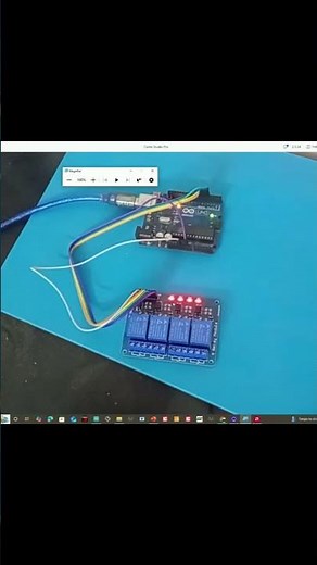 Arduino UNO and 4 relay module. Tutorial. #electronic #circuit #engineering #control #arduino #code