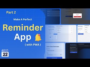 Build a Smart Reminder & Alarm App in JavaScript | Full Project