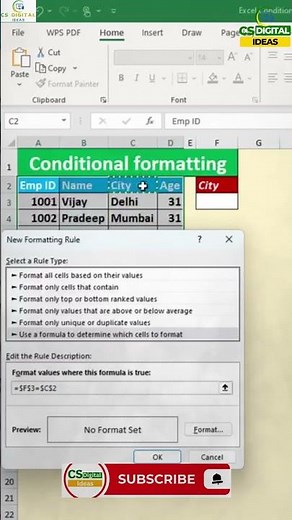 Want to MASTER Conditional Formatting in Excel? Watch This Now #exceltips #exceltricks