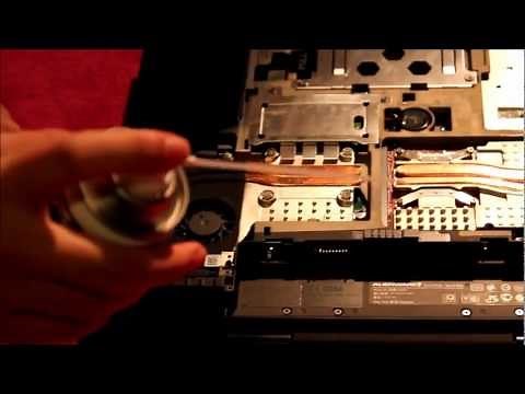 How to clean the fans on an Alienware M15x