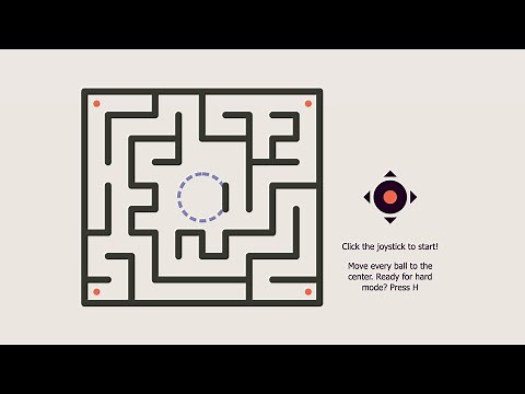 How to simulate ball movement within a maze in a JavaScript game
