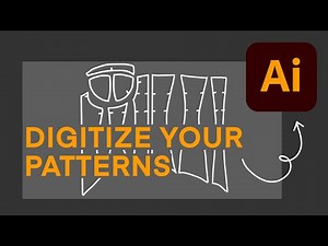 How I transfer my PAPER PATTERNS onto the COMPUTER - THISISKACHI DIY