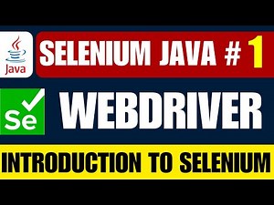 Selenium Java #1 | Introduction to Selenium