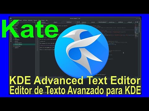 Kate, Editor de Texto Avanzado para KDE, Disponible para Linux, Mac y Windows, Gratuito y potente.