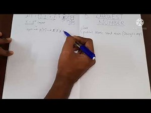 Kth Largest Number in an Array | Java