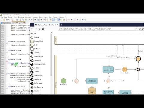 BPMN Diagram Application in JavaScript