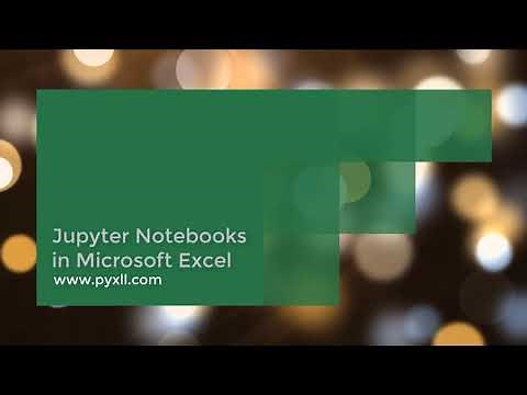 Python Jupyter Notebooks in Microsoft Excel
