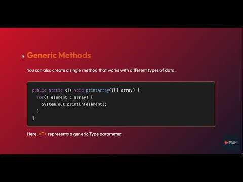Generics in Java Explained 🚀 | Video 34