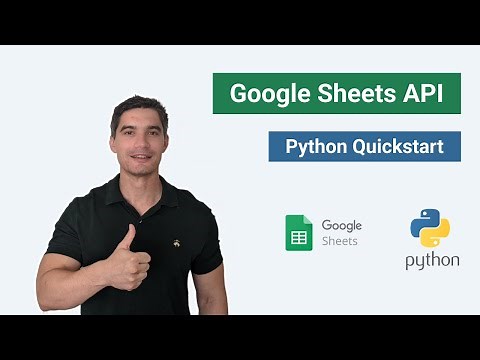 Google Sheets API Quickstart with Python