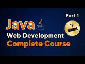 Java Web Development Full Course ☕️ Java web development tutorial for Beginners⚡️ Part 1