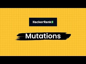 Hackerrank Solution | Mutation | #14