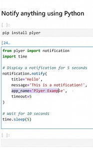 Notify anything using Python | Python Coding