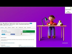 How to download pywin32 Package in python