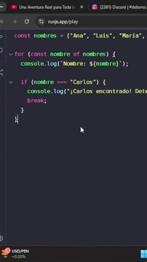 ¿Te animas a leer este bucle como él? #JavaScript #BuclesJS #DevCommunity