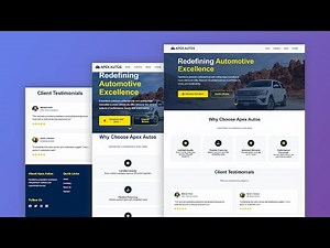 🚗 CSS Responsive Car Website (Zero JS): Grid, Flexbox, Media Queries | MZCode01 🌐 #website #css