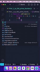 Print Prime Numbers 1-100 in JavaScript | JS Interview Question #shorts #coding #javascript