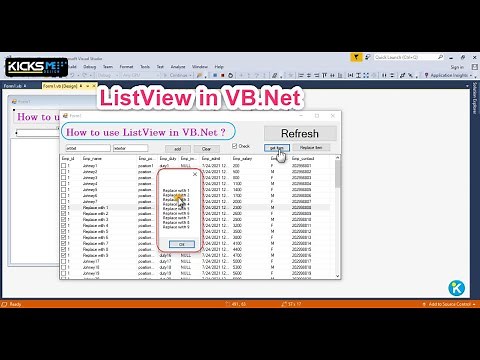 VB.Net | ListView Step By Step