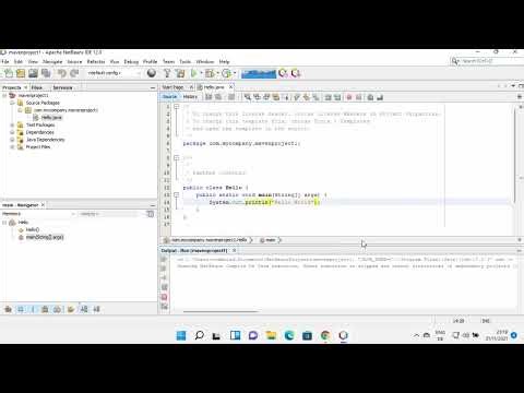 Creating NetBeans First Java Program
