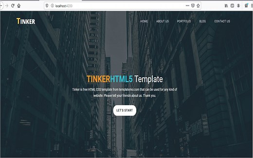 How to convert a simple HTML template into Angular Project – FahmidasClassroom