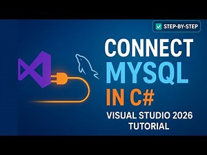 CONNECTIONS TO MySQL IN VISUAL STUDIO 2026 | CONNECT MySQL IN VISUAL STUDIO 2026